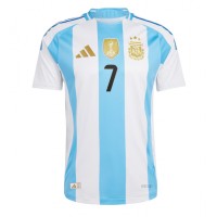 Camiseta Argentina Rodrigo De Paul #7 Primera Equipación Copa America 2024 manga corta